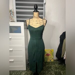 1. State Suede Dress